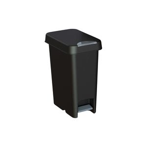 Tacho Pedal Urban de 10 lts color negro con tapa de cierre suave. - CASA PICA