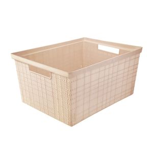 Canastilla Yute N°2 beige claro. - CASA PICA