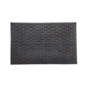 Rodapié ecológico de caucho reciclado de 76 x 98 cm negro. - ECOCAUCHO