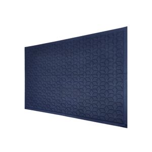 Rodapié ecológico de caucho reciclado de 76 x 98 cm azul. - ECOCAUCHO