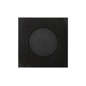 Protector de piso negro de caucho reciclado para cilindro de gas. - ECOCAUCHO
