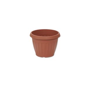 Macetero LABRADO mini de 14 cm de díametro de 0,8 lts color terracota. - CASA PICA
