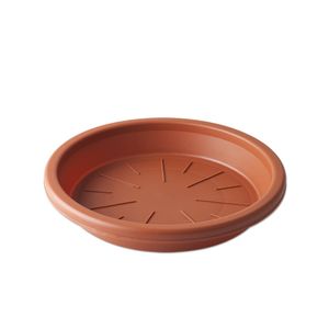 Base de macetero JAZMIN mediano color terracota de 22 cm. - CASA PICA