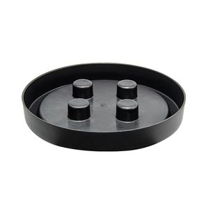 Base de macetero DECO pequeño color negro de 16,5 cm. - CASA PICA