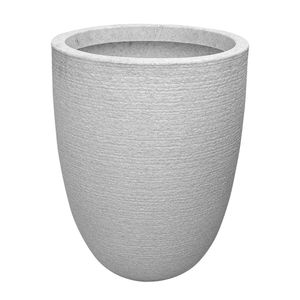 Macetero DECO STONE JASPE alto de 64 lts color gris. - CASA PICA