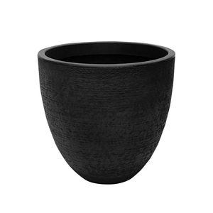 Macetero DECO STONE JASPE bajo de 27 lts color gris. - CASA PICA