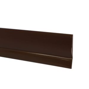 Platina barredora DVP café de 90 cm con cuerpo autoashesivo. - DISMAC