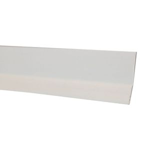 Platina barredora DVP blanca de 90 cm con cuerpo autoadhesivo. - DISMAC