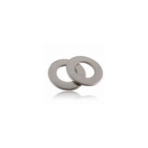 Arandela plana de acero inoxidable de 1/4". Pack x 100 unidades. - DISMAC