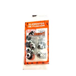 Arandela de acero y caucho vulcanizado de 12 x 16 mm. Pack x 12 unidades. - DISMAC
