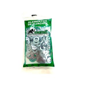 Arandela plana delgada de 1/4". Pack x 100 unidades. - DISMAC