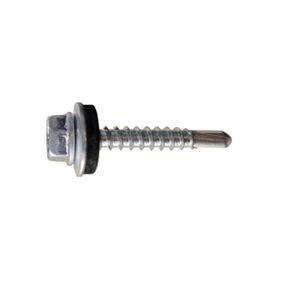 Autoperforante Hexagonal con arandela para broca de 12" x 1-1/2". Pack x 5 unidades. - DISMAC
