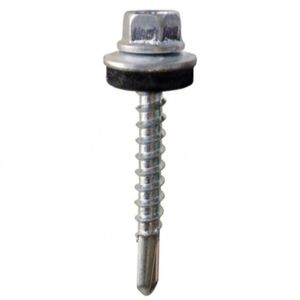 Autoperforante Hexagonal con arandela para broca de 12" x 2-1/2". Pack x 4 unidades. - DISMAC