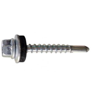 Autoperforante Hexagonal con arandela para broca de 12" x 2-1/2". Pack x 4 unidades. - DISMAC