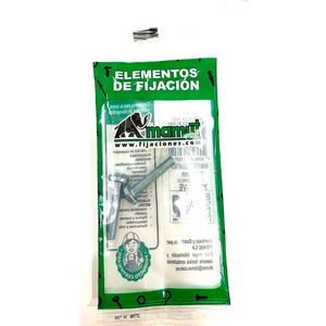 Perno milimétrico cilíndrico M6 x 30 mm. Pack x 2 unidades. - DISMAC