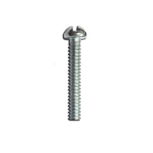 Perno cabeza redonda combinada mixta galvanizada de 1/4" x 1". Pack x 4 unidades. - DISMAC