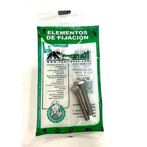 Perno Hexagonal de acero inoxidable de 1/4" x 1-1/2". Pack x 2 unidades. - DISMAC