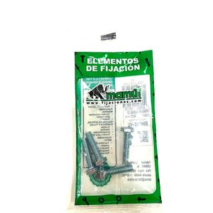 Perno Hexagonal G2 de 1/4" x 1". Pack x 4 unidades. - DISMAC