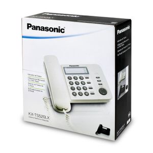 Teléfono alámbrico para pared con selector timbre y tono TS520. - PANASONIC