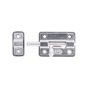Picaporte de sobreponer ALEMAN de 1/2" con base plástica Niquel. - GATO