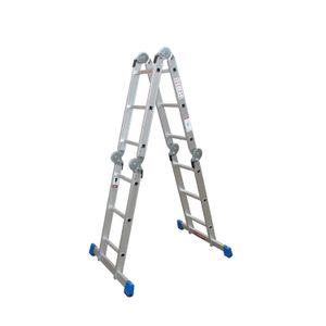 Escalera multiposición de aluminio, ajustable hasta 12 posiciones múltiples. - IDEACE GATO