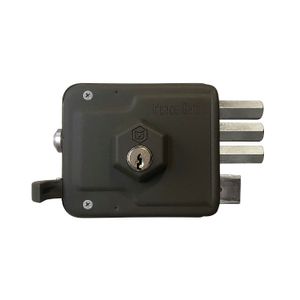 Cerradura de sobreponer reversible de 50 mm con 3 barras con seguro nocturno. - GATO