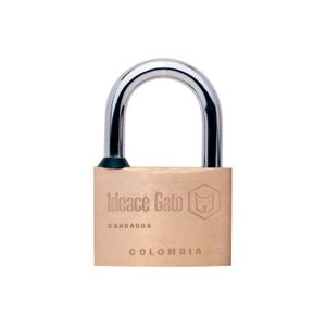 Candado de latón de 40 mm con cuerpo macizo. - GATO