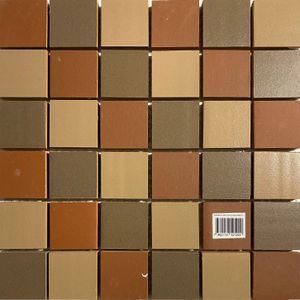 Mosaico artesanal MULTICOLOR de 30 x 30 cm Presentación x unidad. - PRODECOR