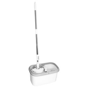 Trapeador mágico SPIN MOP con diseño giratorio de 26 cm con balde. - K HOME