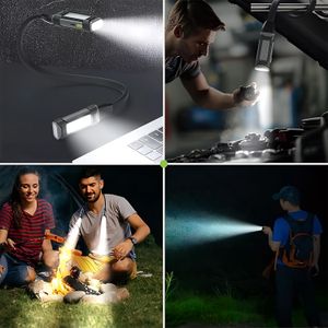 Linterna magnética con 400 lm de iluminación para cuello. - DURAPOWER