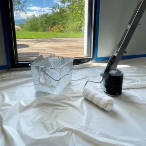 Papel plástico protector de 274 x 366 cm para pintura. - FROST KING