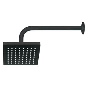 Regadera Cuadrada de 6" con cabezal de ABS y brazo de acero inox Conexión: 1/2" - 14 NPT. - FOSET