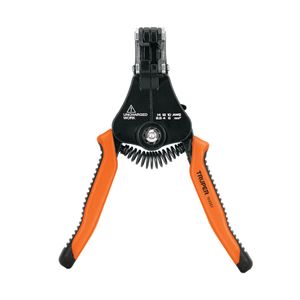 Pelador de cables automático de 17 cm para cables 14 - 10 AWG con cuchillas SK5 y mango TPR. - TRUPER