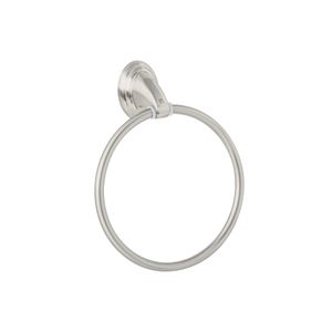 Toallero AQUA tipo argolla acabado en satín con soporte metálico. - FOSET