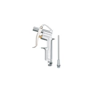 Pistola de aire de 90 PSI para sopletear con cuerpo de aluminio y boquilla de 4". - TRUPER