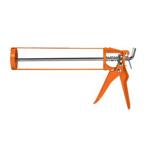 Pistola calafateadora liviana tipo esqueleto para cartucho de silicón. - TRUPER