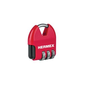 Candado de combinación de 36 mm con combianción personalizable de 3 dígitos para maletas. - HERMEX