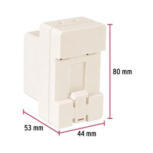 Transformador para cerraduras con voltaje de entrada 127V - 220V y salida 12V/0,5Amp. - HERMEX