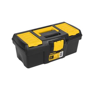 Caja de herramientas de polipropileno de 13" con broches plásticos. - PRETUL