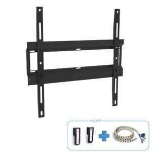 Soporte fijo para televisores de 37" a 90" pulgadas + soporte para decodificador. - SONYA