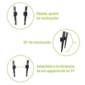 Soporte universal inclinable para televisores de 26" - 90" pulgadas. - SONYA
