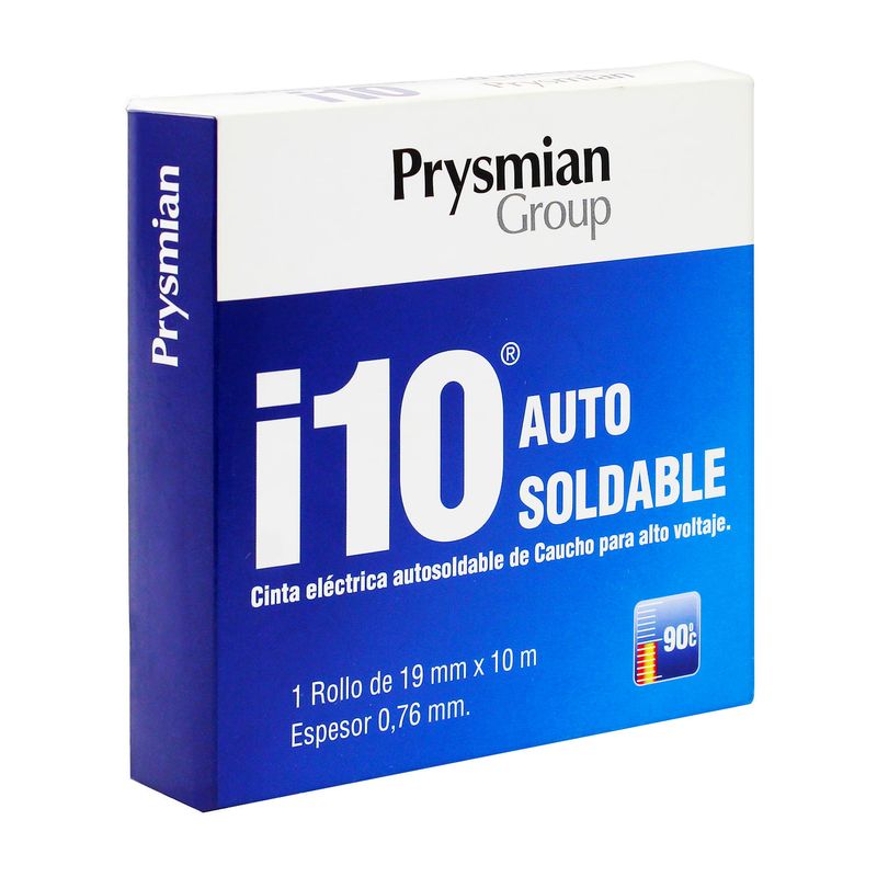 Cinta-aislante-autofundente-i10-90°C-de-19-mm-x-10-m.-Espesor-de-076-mm.