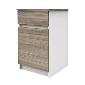 Cajonera Genesis 2 Cajones Humo - MUEBLE FACIL