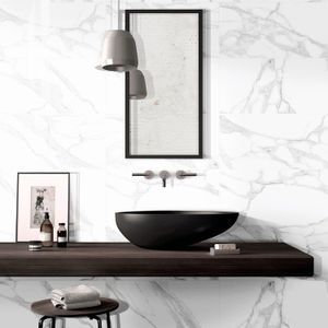 Porcelanato de alta resistencia HERITAGE CARRARA mate de 60 x 120 cm Caja 1.44 mt2. - ALAPLANA