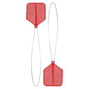 Matamoscas plástico con mango de acero semi rígido Pack x 2 unidades. - KOLE
