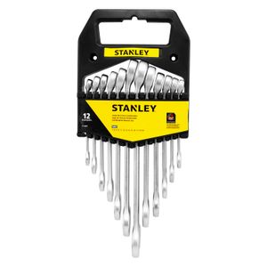 Juego de 12 llaves combinadas mm MILIMÉTRICAS con tecnología Maxi Drive. - STANLEY