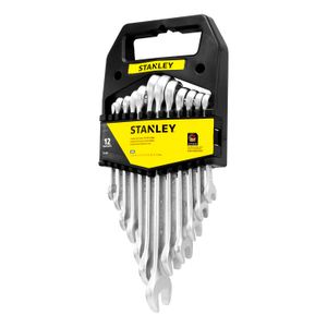 Juego de 12 llaves combinadas mm MILIMÉTRICAS con tecnología Maxi Drive. - STANLEY