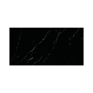 Porcelanato alta resistencia NERO MARQUINA pulido rectificado de 60 x 120 cm Caja 1,44 m2. - VIZANO