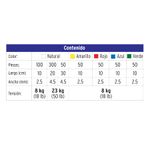 Bote-con-650-cinchos-plasticos-en-colores-surtidos
