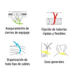Bote-con-650-cinchos-plasticos-en-colores-surtidos